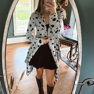 ELSEWHERE polkadot cardigan Sz large